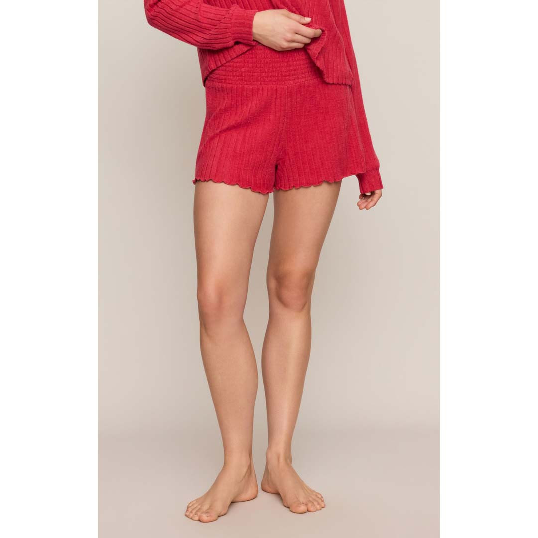 Z Supply Women's PJ Dawn Smocked Rib Shorts | TYLER'S