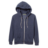 Women's Navy Adrian Eco-Fleece Zip Hoodie