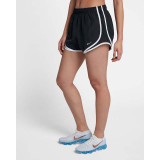 Nike Women's Tempo Running Shorts Black White front view
