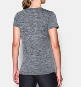 Women's UA Tech Black V-Neck Twist Tee