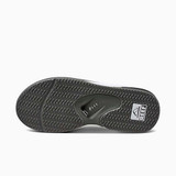 Reef Men's Fanning Sandals Grey/White top view