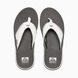 Reef Men's Fanning Sandals Grey/White side view