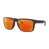 Oakley Men's Holbrook XL sunglasses in matte black with Prizm Ruby lenses