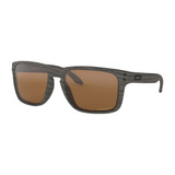 Oakley Men's Woodgrain/ Prizm Tungsten Holbrook XL Polar Glasses
