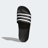 Men's Black/White adidas Adilette Slides