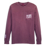 TYLER'S Berry Long Sleeve Comfort Color Pocket Tee