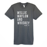 Willie Waylon Whiskey Shirt