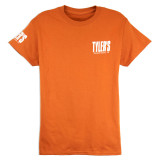 TYLER'S Texas Orange/White Block Tee Round Rock front view