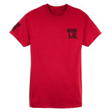TYLER'S Antique Red/Black Block Tee front detail