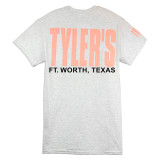 TYLER'S Ash/Baby Pink Block Tee - Ft. Worth