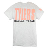 TYLER'S Ash/Baby Pink Block Tee - Dallas