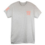 TYLER'S Ash/Baby Pink Block Tee - Racquet & Jog