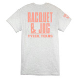 TYLER'S Ash/Baby Pink Block Tee - Racquet & Jog
