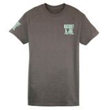 TYLER'S Charcoal/Mint Block Tee Charcoal/Mint front view