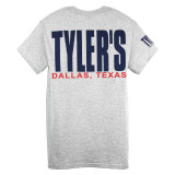 TYLER'S Grey/Navy Block Tee - Dallas