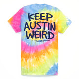 Keep Austin Weird Eternity Tie-Dye/Navy Tee
