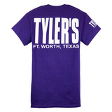 TYLER'S Purple/White Tee Purple/White detail view