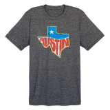 Vintage Austin Tee- Heather Charcoal