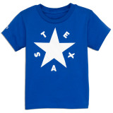 Toddlers' Heather Blue/White Texas Star Tee
