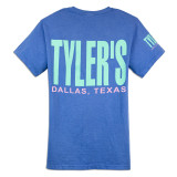 TYLER'S Blue/Bright Mint Comfort Color Tee