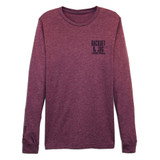 Racquet & Jog Maroon/Navy Long Sleeve Track Tee