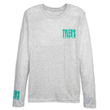 TYLER'S Vintage White/Mint Long Sleeve Track Tee