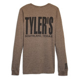 TYLER'S Brown/Black Long Sleeve Track Tee - Southlake