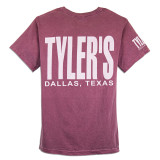 TYLER'S Berry Comfort Color Pocket Tee