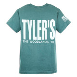 TYLER'S Emerald Comfort Color Pocket Tee back view