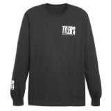 TYLER'S Black/White Long Sleeve Block Tee