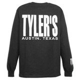 TYLER'S Black/White Long Sleeve Block Tee