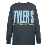 TYLER'S Dark Heather/Light Blue Long Sleeve Tee