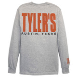 TYLER'S Grey/Burnt Orange Long Sleeve - Austin