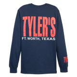 TYLER'S Navy/Red/White Long Sleeve Tee - Ft. Worth
