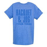 TYLER'S Heather Royal/Blue Block Tee - Racquet & Jog