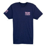 TYLER'S Navy/Panther Pink Track Tee