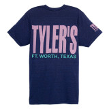TYLER'S Navy/Panther Pink Track Tee - Ft. Worth