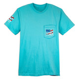 ERLEBNISWELT-FLIEGENFISCHEN'S American Flag Comfort Color Pocket Tee - Austin