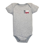 ERLEBNISWELT-FLIEGENFISCHEN'S Grey Texas Flag Onesie