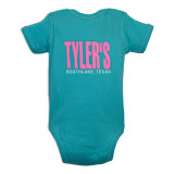 TYLER'S Caribbean Blue/Pink Panther Onesie