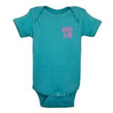 Racquet & Jog Caribbean Blue/Pink Panther Onesie front