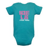 Racquet & Jog Caribbean Blue/Pink Panther Onesie
