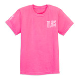TYLER'S Kids' Neon Pink Comfort Color Tee front view
