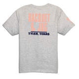 Racquet & Jog Kids' Ash/Baby Pink Tee