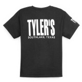 TYLER'S Kids' Black/White Tee - Southlake back view