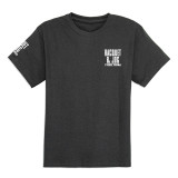 Racquet & Jog Kids' Black/White Tee