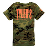 TYLER'S Kids' Camo/Orange Tee Southlake front view