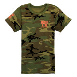Racquet & Jog Kids' Camo/Orange Tee