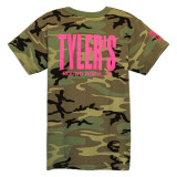 TYLER'S Kids' Camo/Pink Tee Round Rock back view