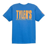 TYLER'S Kids' Iris/Orange Tee side view